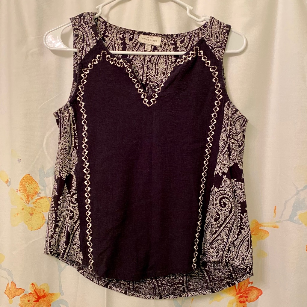 Lucky Brand Sleeveless Top  Final Price